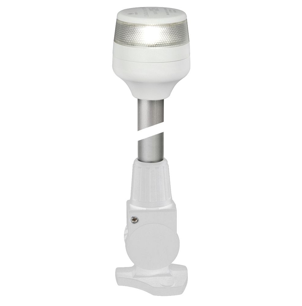 Hella Marine Slim Line LED Enhanced Brightness Round Courtesy Lamp White LED  White Plastic Bezel 12V 980500541 – Bridgeview Harbour Marina