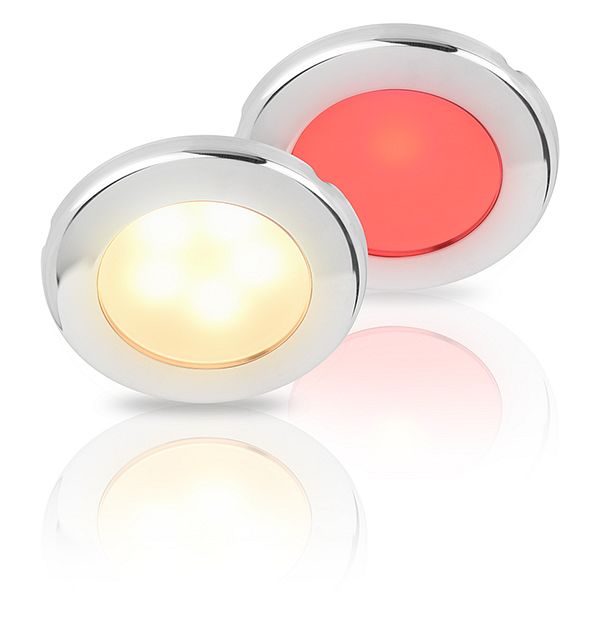 Warm White/Red EuroLED 75 Dual Colour LED Down Lights - Interior / Exterior  Lamps, EuroLED 75 - Hella Marine