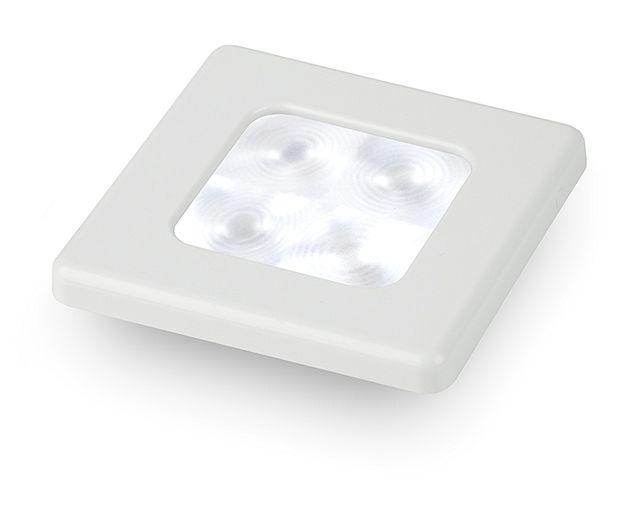 White LED Square Courtesy Lamp - Courtesy Lamps, Square - Hella Marine