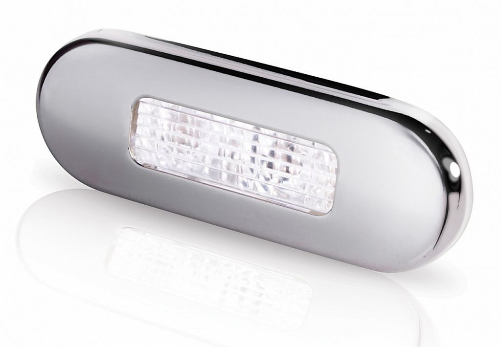 LED Lens Colour: Crystal clear Fitting LED colour: White HELLA 2XT 959 680-812 Door Footwell Light 
