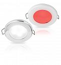 White/Red EuroLED 75 Dual Colour LED Downlights with Spring Clip