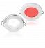 White/Red EuroLED 75 Dual Colour LED Downlights with Spring Clip