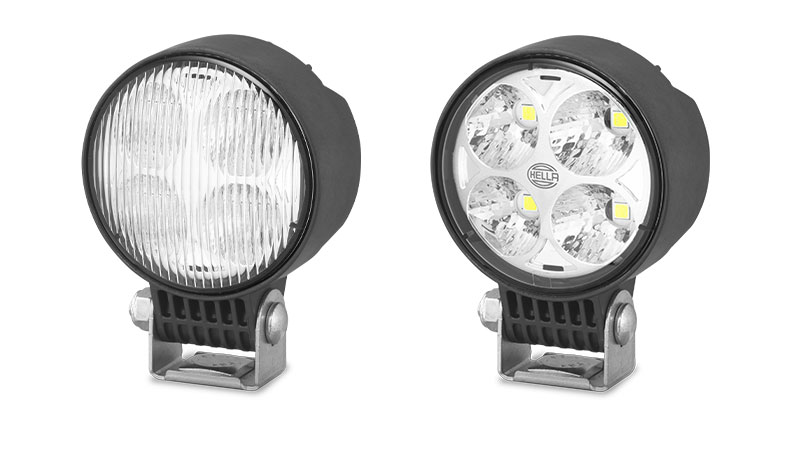 Two Module 70-S Flood lamps: left is Close range model, right is Long range model.
